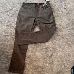 Howler Brothers Men's Charcoal Corduroy Pants, NWT